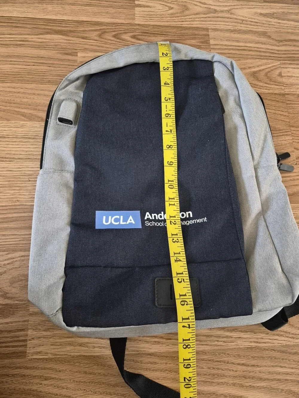 Leed's NBN Navy/Grey Computer Backpack with UCLA Logo